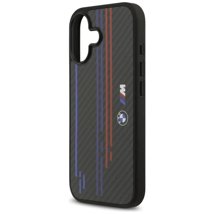 BMW M Kevlar Lines & Logo MagSafe Case за iPhone 17 - черен