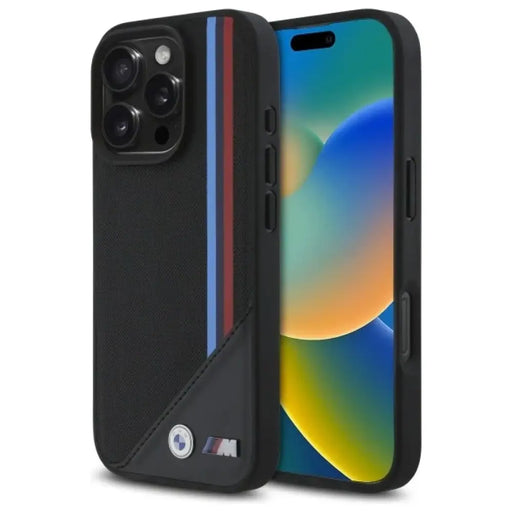 BMW M Messhed Tricolor Stripes MagSafe Case за iPhone 16