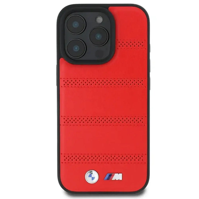 BMW M Perforated And Stitched Line MagSafe калъф за iPhone