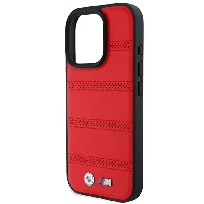BMW M Perforated And Stitched Line MagSafe калъф за iPhone