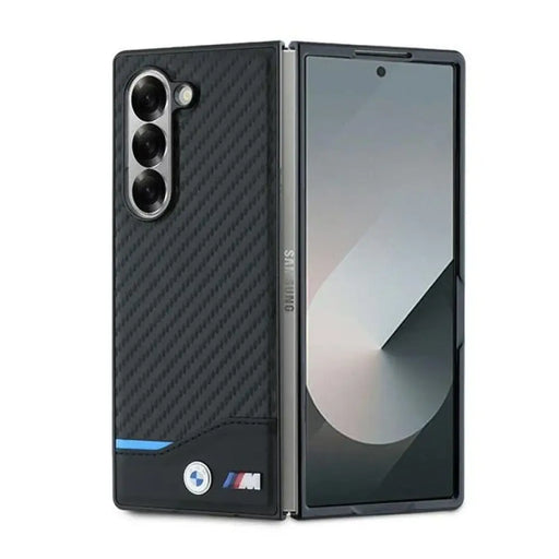BMW Magsafe Carbon Case за Samsung Galaxy Z Fold 6 - черен