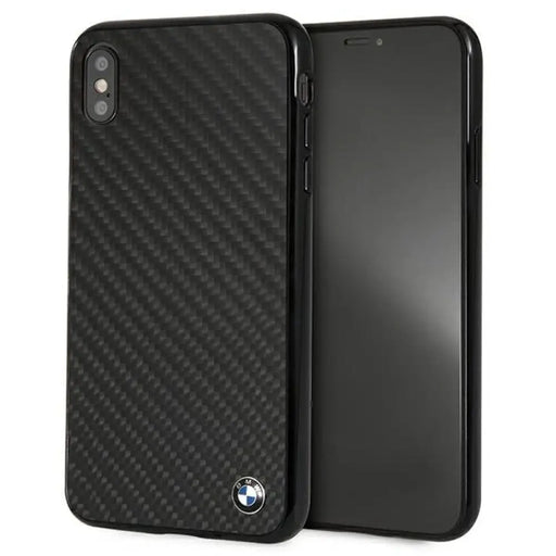 BMW Siganture Carbon Case за iPhone Xs Max - черен