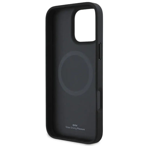 BMW Sign Leather Diamond Metal Logo MagSafe Case за iPhone