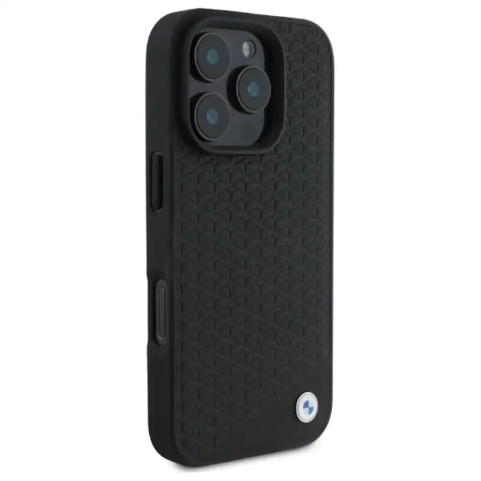 BMW Sign Leather Diamond Metal Logo MagSafe iPhone 16 Pro