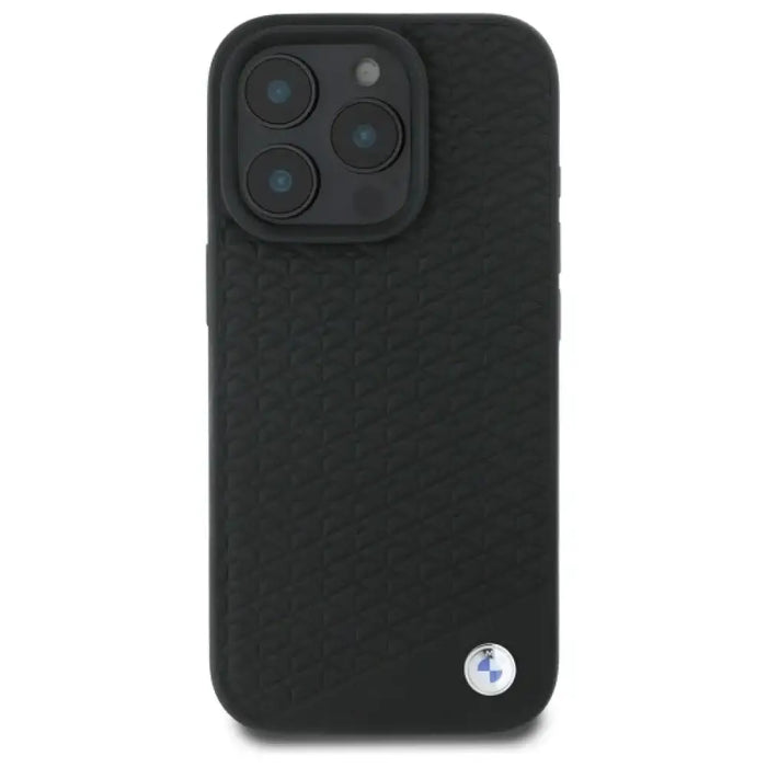 BMW Sign Leather Diamond Metal Logo MagSafe iPhone 16 Pro