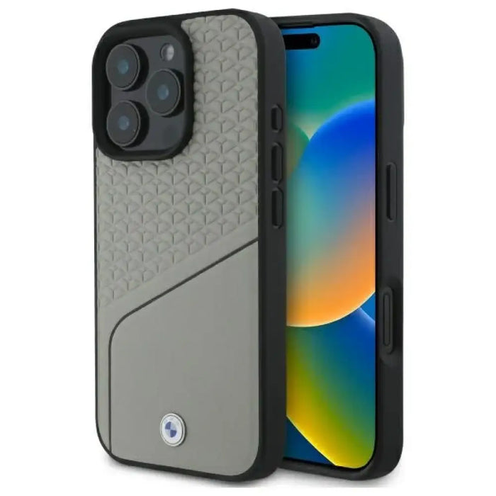 BMW Sign Leather Textured and Line MagSafe Case за iPhone