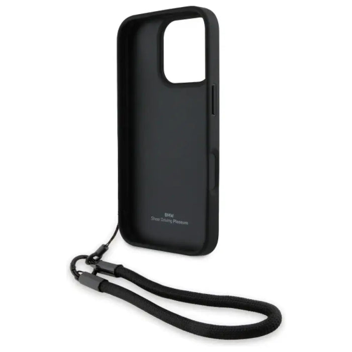 BMW Signature Leather Wordmark Cord калъф за iPhone 16 Pro