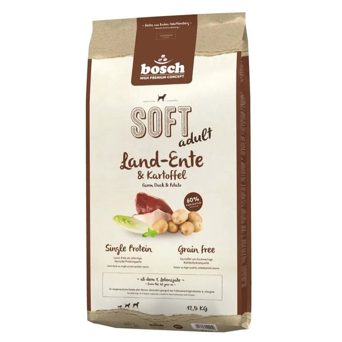 BOSCH Soft Adult Duck and Potatoes - суха храна за кучета