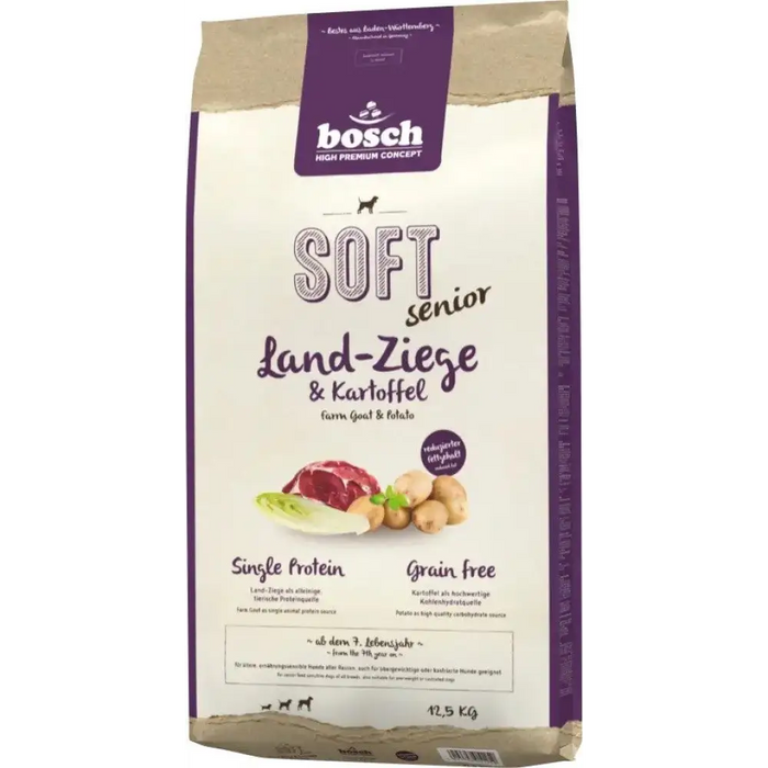 BOSCH Soft Senior Goat & Potato - суха храна за кучета
