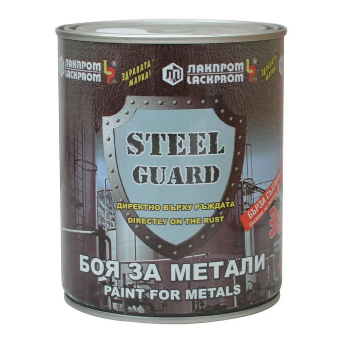 БОЯ ЗА МЕТАЛ 3 В 1 СИВ ЦВЯТ 700 ML LACKPROM STEEL GUARD
