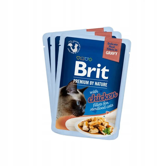 BRIT Premium by Nature Sterilized Plate паучове в смес