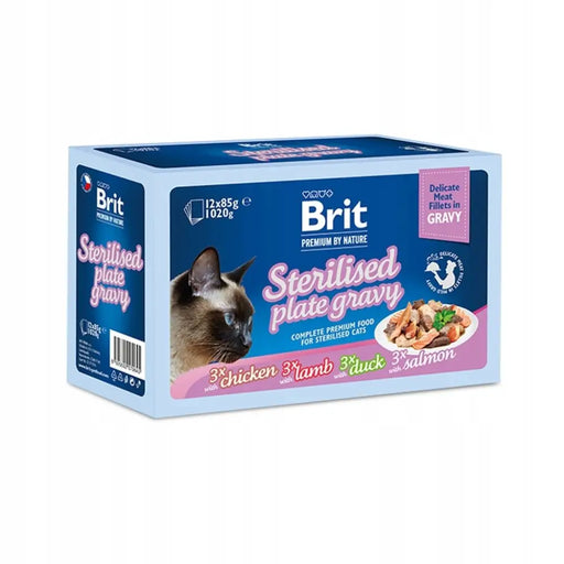 BRIT Premium by Nature Sterilized Plate паучове в смес