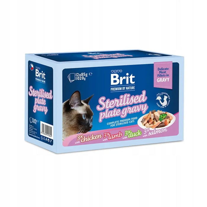 BRIT Premium by Nature Sterilized Plate паучове в смес