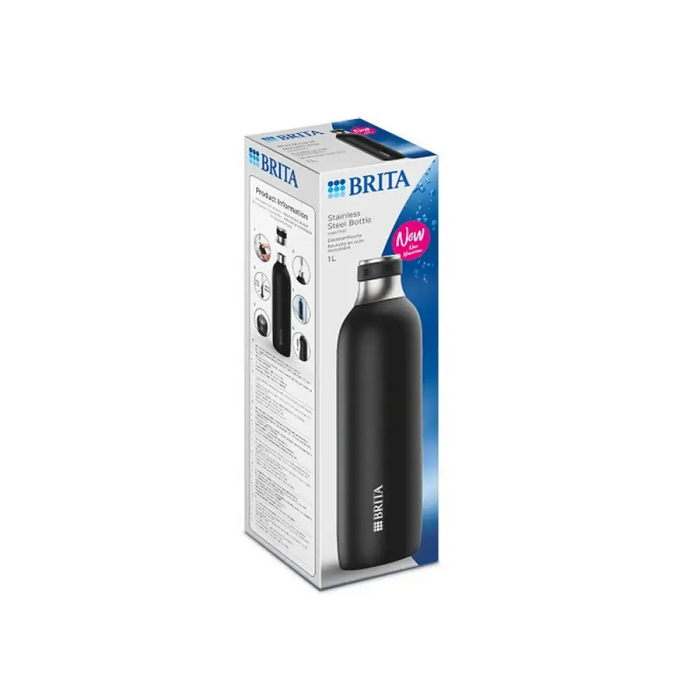 Бутилка Brita sodaTRIO (1 л; черна)