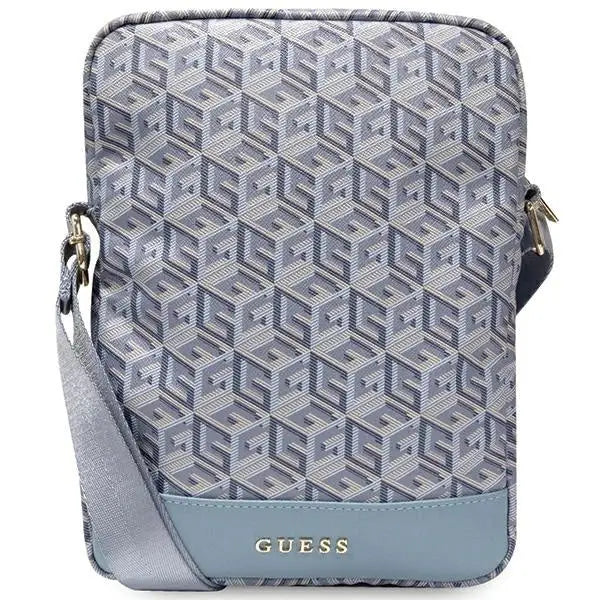 Чанта за табелт Guess GCube Stripe Tablet Bag 10’ синя