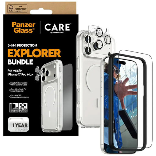 CARE by PanzerGlass Flagship Explorer 3-в-1 калъф + стъкло
