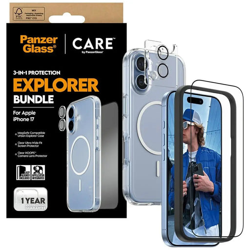 CARE by PanzerGlass Flagship Explorer 3in1 Case + стъкло