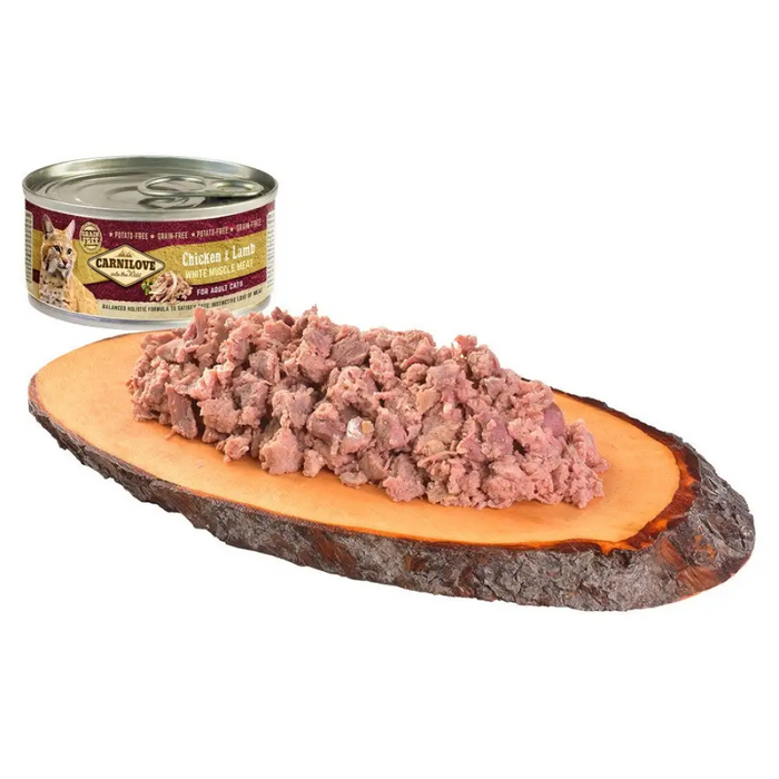 CARNILOVE Cat Chicken & Lamb White Muscle Meat – мокра