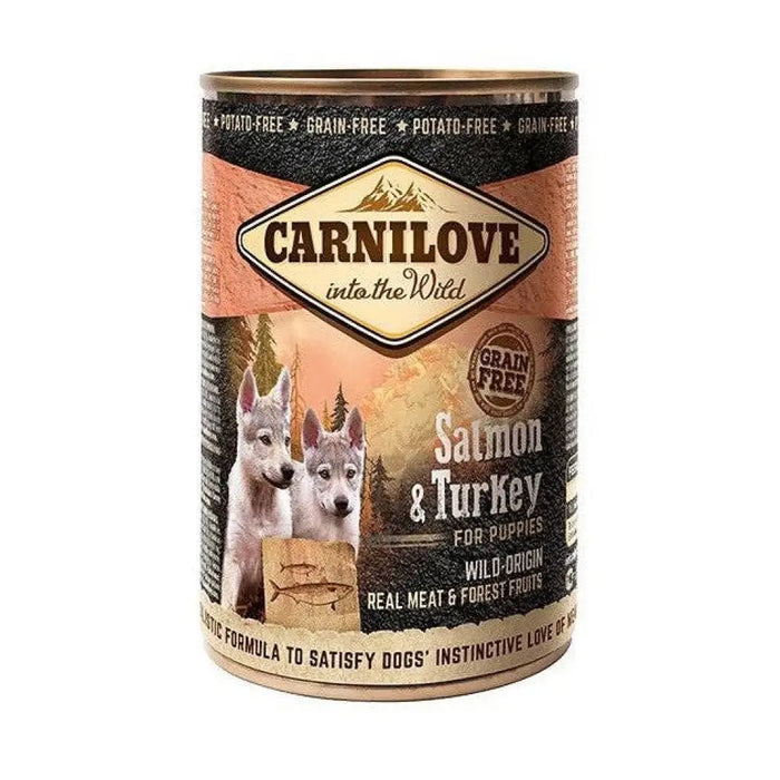 CARNILOVE Into the Wild Salmon & Turkey for Puppies - мокра