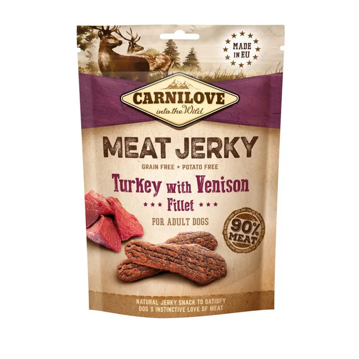 CARNILOVE Пуешко месо с дивечово месо - кучешка закуска