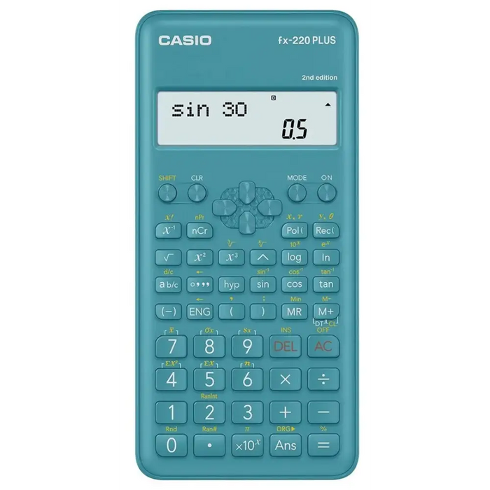 CASIO КАЛКУЛАТОР SCIENTIFIC FX-220PLUS-2 СИН 12-ЦИФРЕН