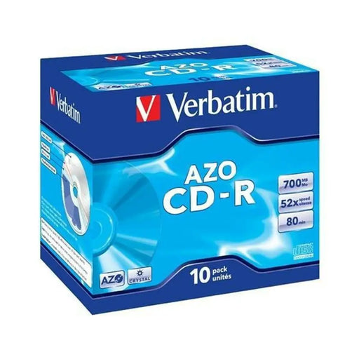 CD-R Verbatim AZO 700 MB 52x 10 Части (10 броя)