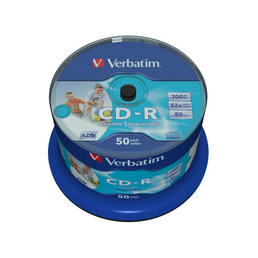 CD-R Verbatim AZO Wide Inkjet Printable 50 броя (50 броя)