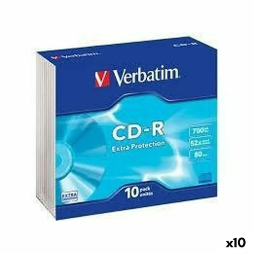 CD-R Verbatim Extra Protection 700 MB 52x 10 Части (10 броя)