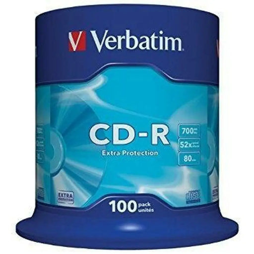 CD-R Verbatim Extra Protection 700 MB 52x 100 Части (4 броя)