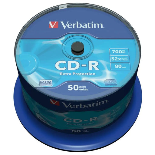 CD-R Verbatim Extra Protection 700 MB 52x 50 Части (4 броя)