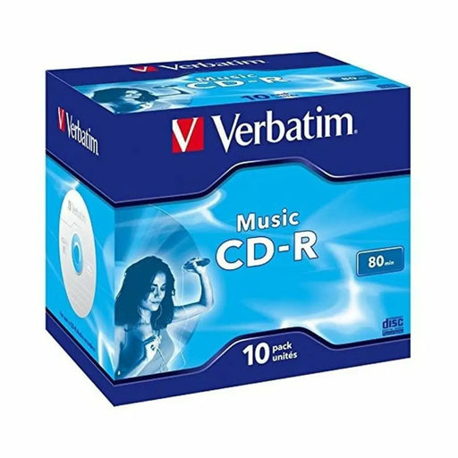 CD-R Verbatim Music CD-R 700 MB Черен (10 броя)