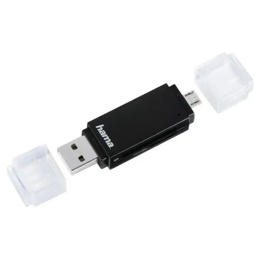 Четец за карти HAMA 181056 USB 2.0 SD/microSD черен