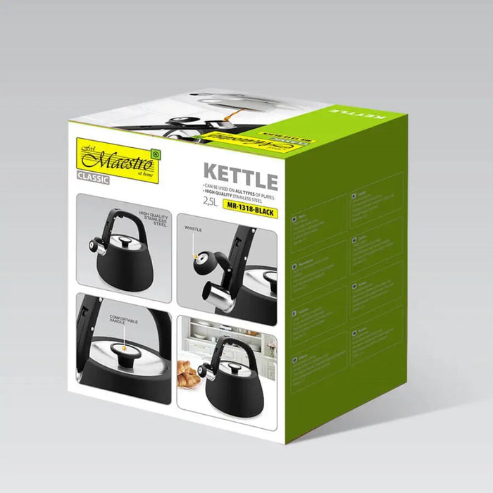 Чайник Maestro MR-1318-BLACK Черен