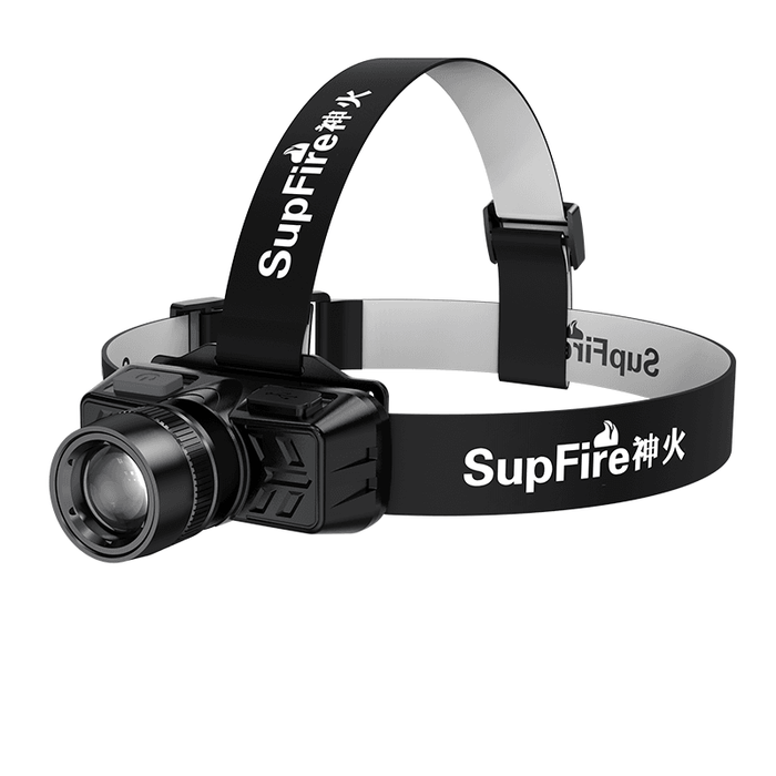 Челник Supfire HL50 USB 300lm 200m Zoom