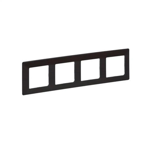 ЧЕТВОРНА РАМКА VALENA LIFE LEGRAND - ТЪМНО ДЪРВО