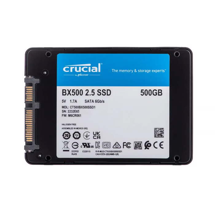 Crucial CT500BX500SSD1 вътрешно твърдотелно устройство