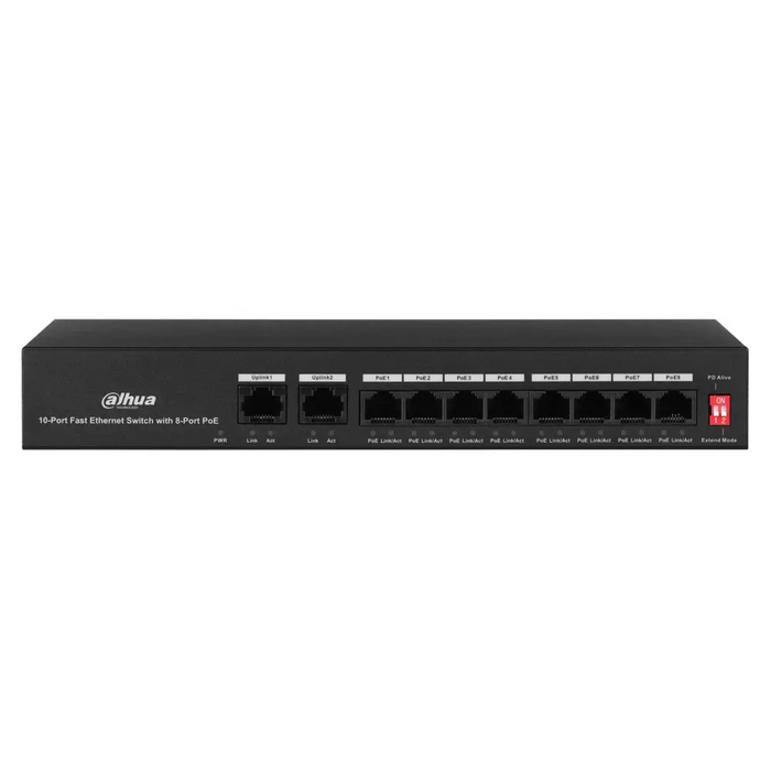 Dahua Technology PoE DH-PFS3010-8ET-65 мрежов комутатор