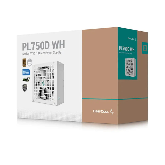 DeepCool PL750D WH захранване 750 W 20 + 4 pin ATX ATX Бяло