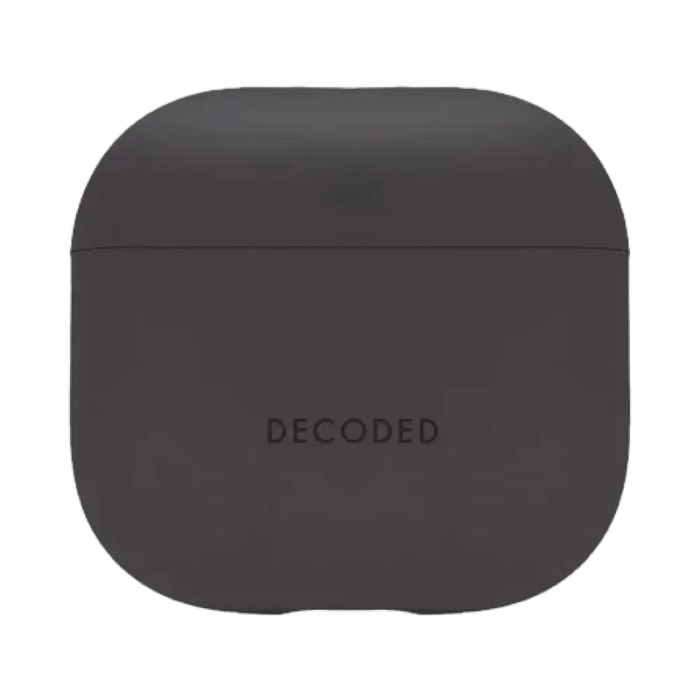 Декодиран силиконов калъф за AirPods 4 - графит