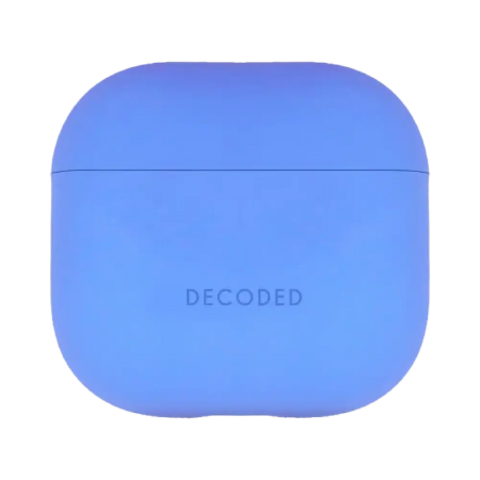 Декодиран силиконов калъф за AirPods 4 - син