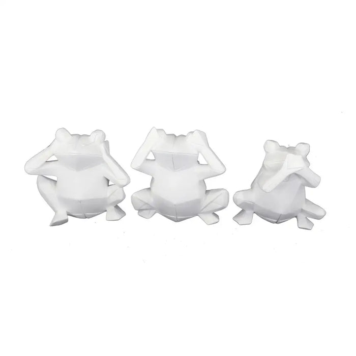 Декоративна фигурка DKD Home Decor 18,5 x 13 x 17,8 cm Бял
