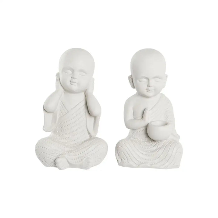 Декоративна фигурка DKD Home Decor 25,5 x 19 x 39 cm Бял