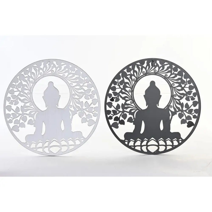 Декорация за стена DKD Home Decor Метал Буда Ориенталски (2