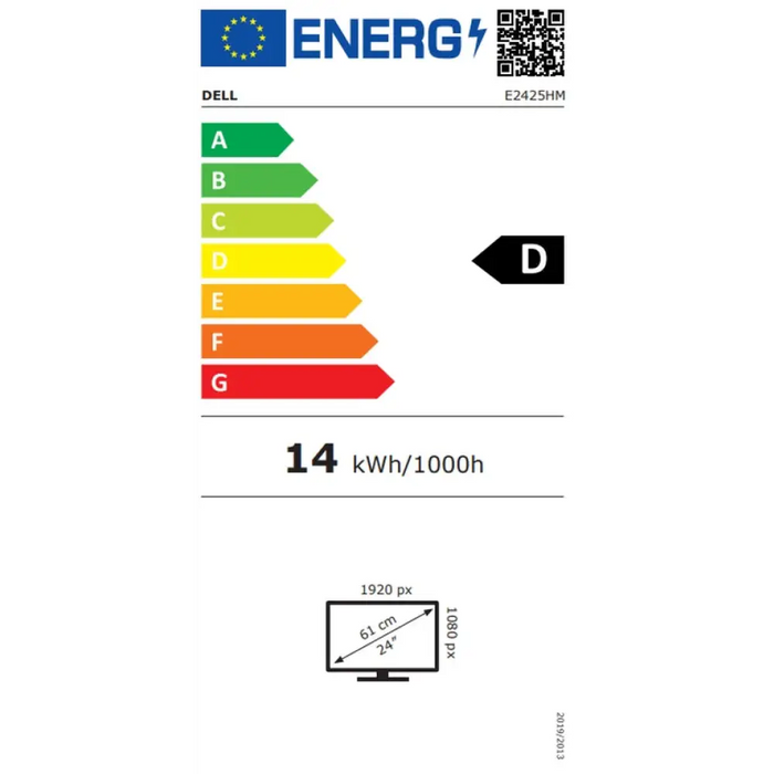 Dell E2425HM 23.8’’ Edge LED Anti-Glare IPS панел 5ms GTG