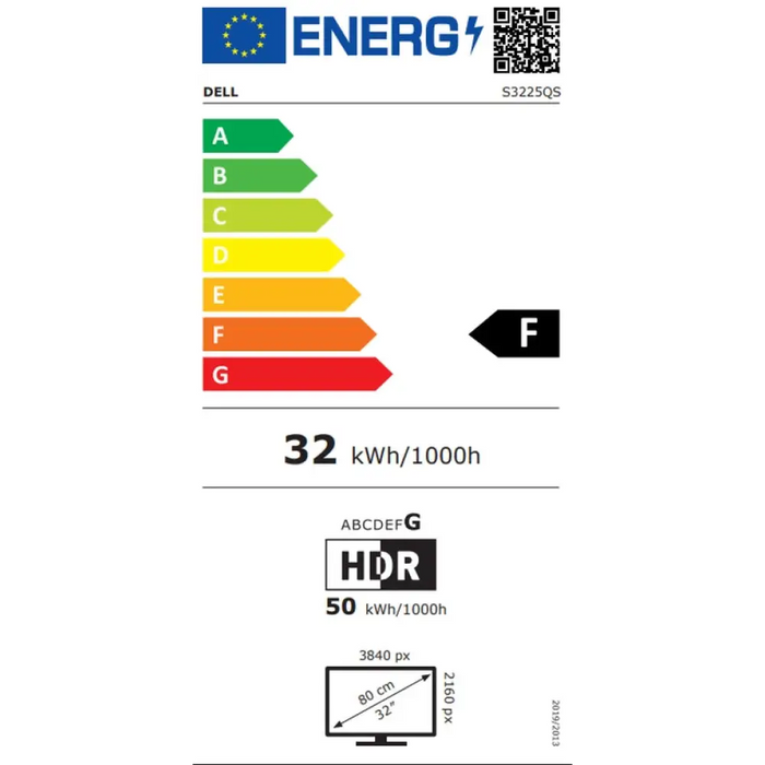 Dell S3225QS 31.5’’ VA Anti Glare LED 4ms 120 Hz 3000:1 300
