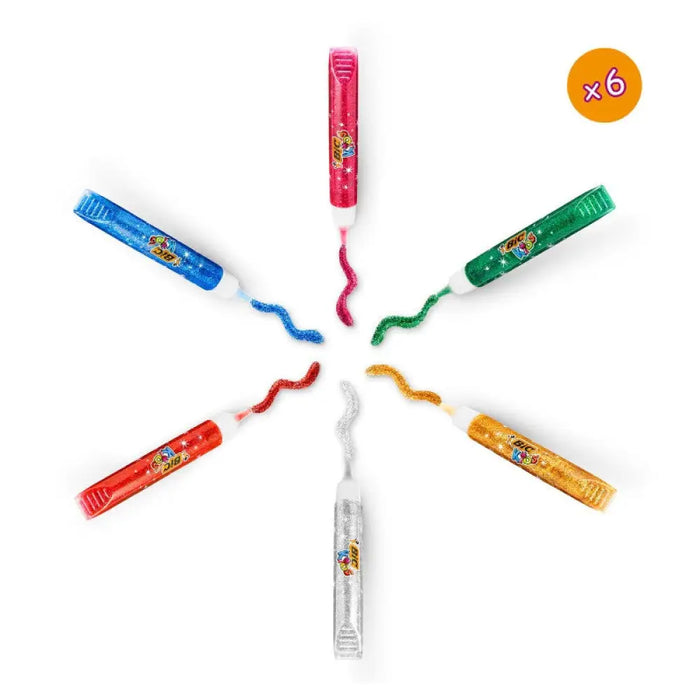 ДЕТСКО БЛЕСТЯЩО ЛЕПИЛО МЕТАЛИК 6 BIC