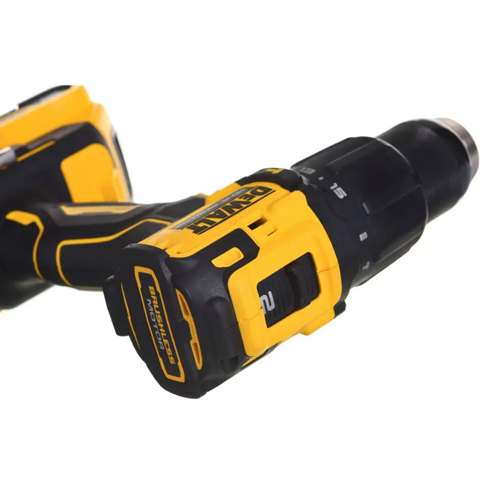 DeWALT DCD709D2T-QW drill 1650 RPM 1.6 kg Black Yellow