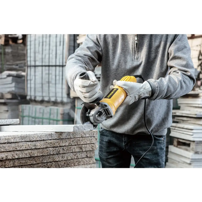 DEWALT DWE4117 ъглошлайф 125mm 950W 1.99kg Жълт
