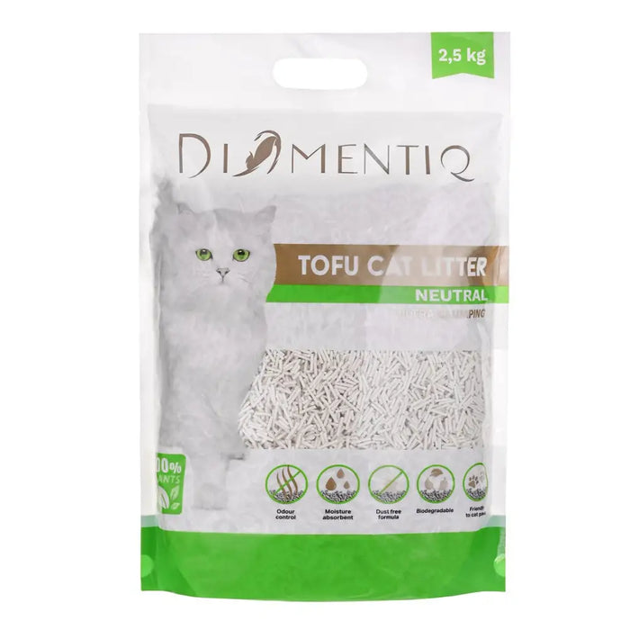 DIAMENTIQ Tofu Neutral Ultra clumping - растителна постеля