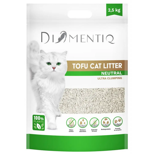 DIAMENTIQ Tofu Neutral Ultra clumping - растителна постеля